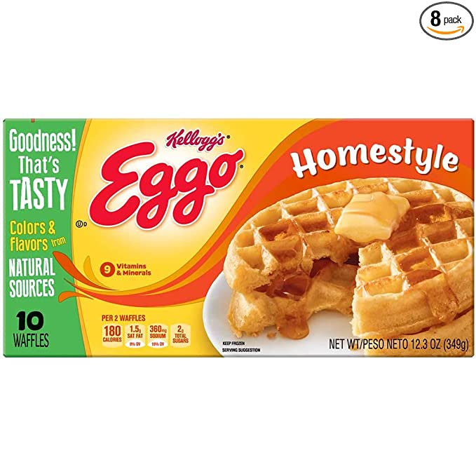 Kellogg's Eggo Homestyle Waffles, 10 ct