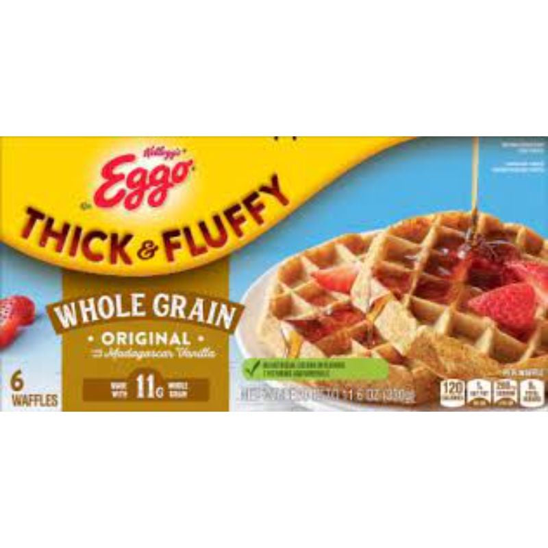 Eggo Thick & Fluffy Whole Grain Waffles 11.6 oz