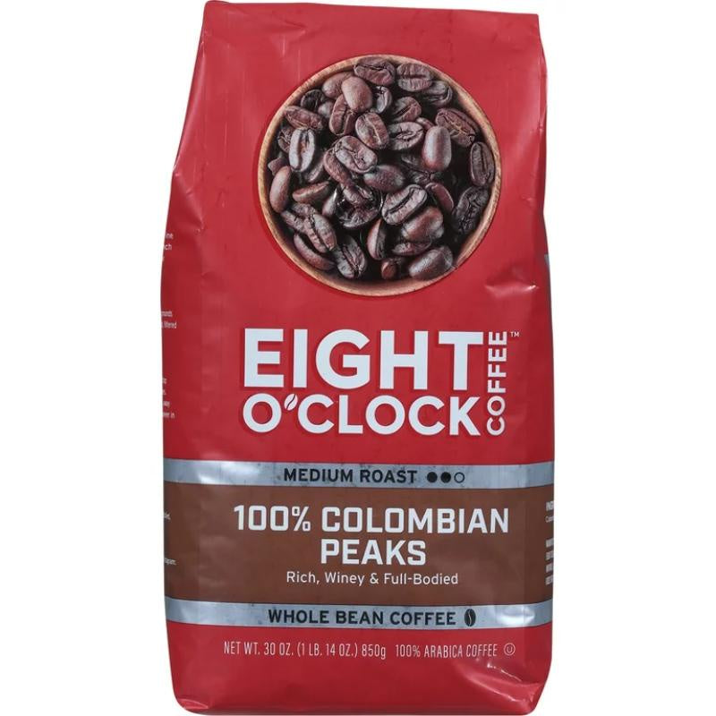 Eight O'Clock Whole Bean Colombian Coffee 30 oz