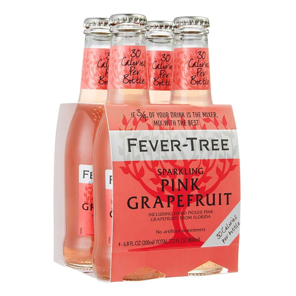 Fever Tree Sparkling Pink Grapefruit 4/6.8oz (Includes Deposit)
