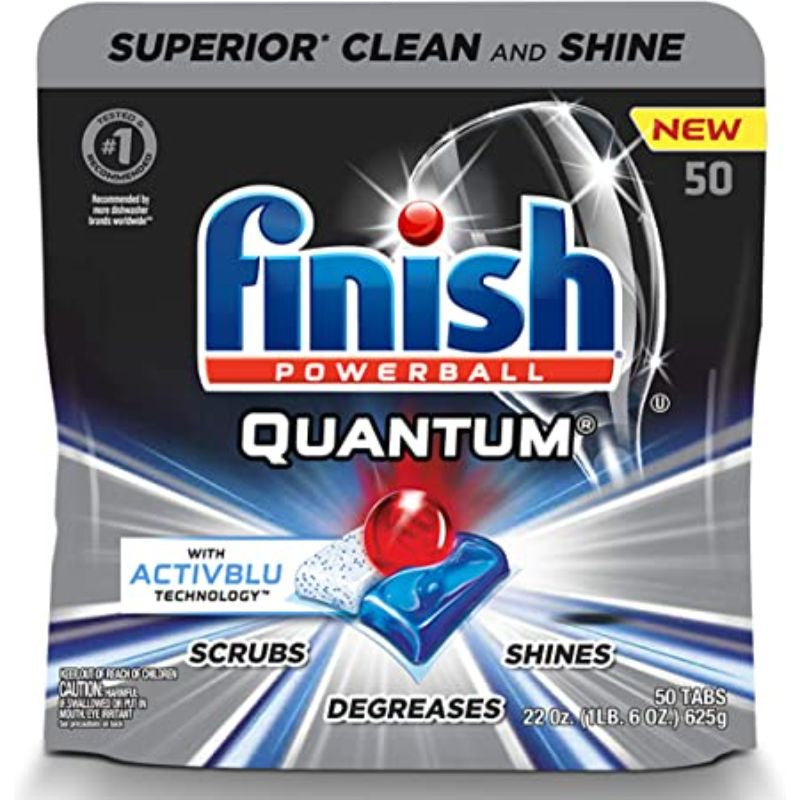Finish Powerball Quantum Dishwasher Tablets 50ct