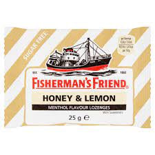 Fisherman's Friend Sugar Free Honey-Lemon Lozenges 20ct