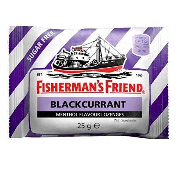 Fisherman's Friend Sugar Free Blackcurrant Lozenges 25g