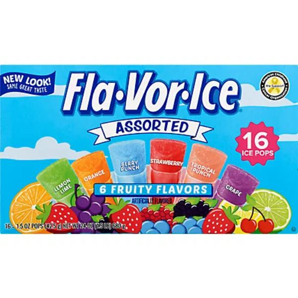 Flavor Ice Pops 16ct 1.5oz