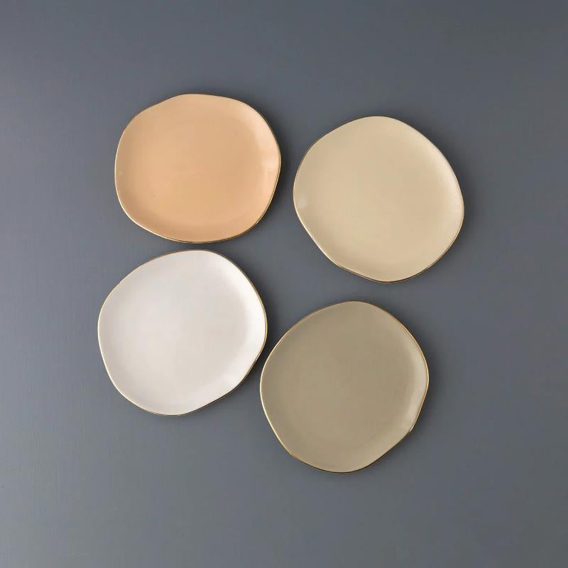 Flight Pebble Appetize Plates - Set of 4