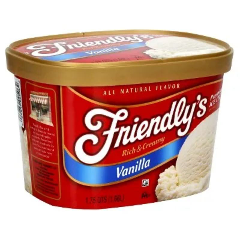 Friendly's Vanilla Ice Cream 48oz