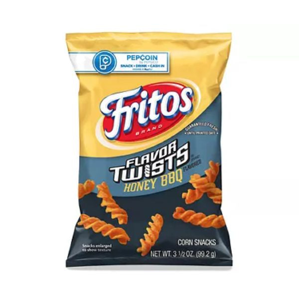 Fritos Flavor Twists Honey BBQ 3 1/2 oz