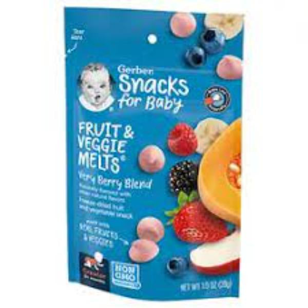 Gerber Fruit & Veggie Melts Mixed Berries 1oz