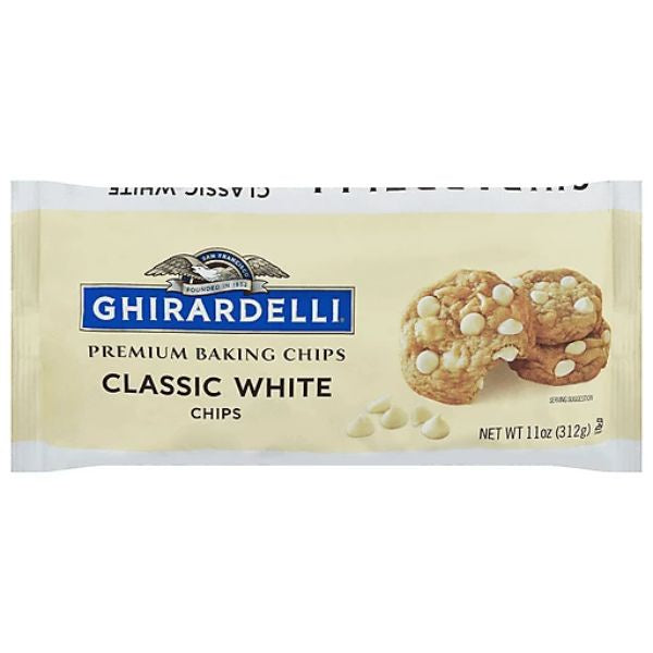 Ghirardelli Classic White Premium, Baking Chips 11oz