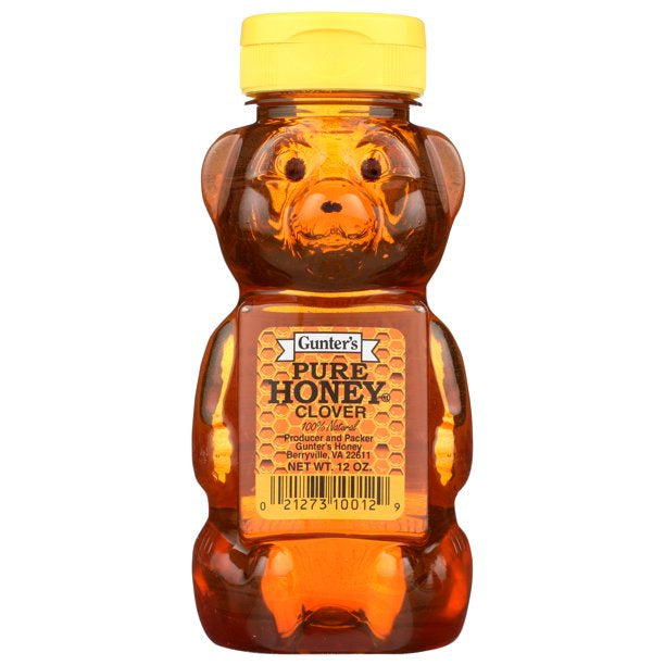 Gunter's Pure Clover Honey Bear 12oz