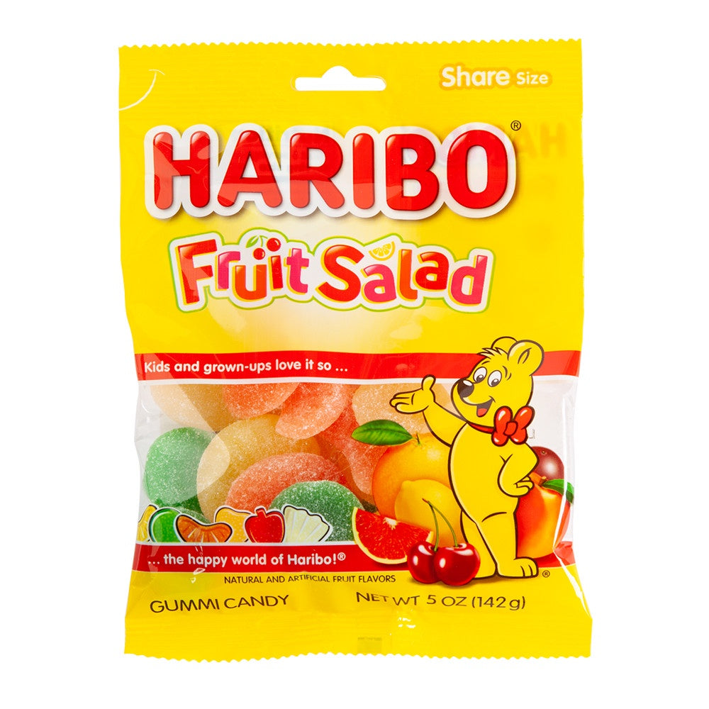 Haribo Fruit Salad Gummi Candy 5oz