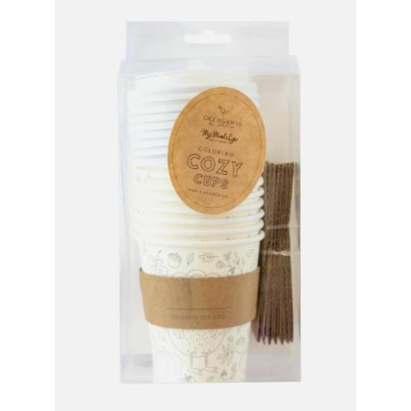 Harvest Coloring Cozy To-Go Cups