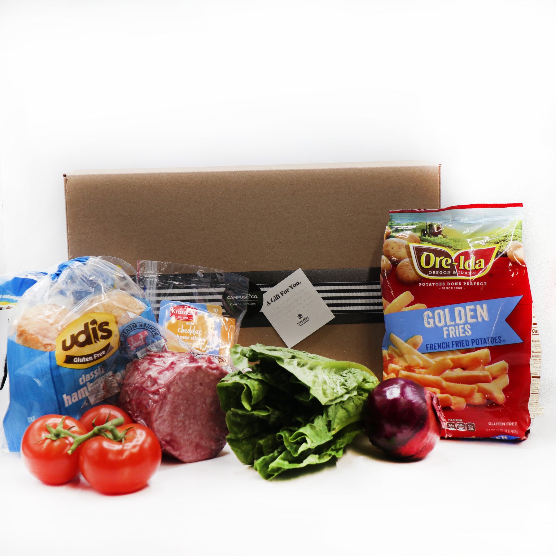 Gluten Free Hamburger Meal Gift kit