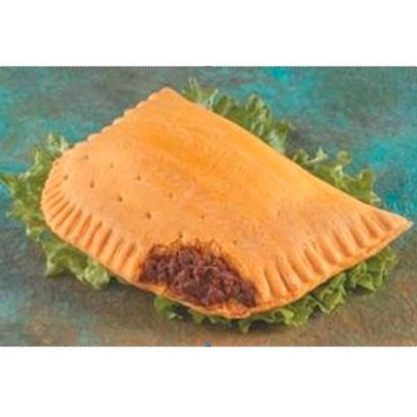 Jamaican Style Mild Beef Patties Cooked 5 oz, 2 ct Frozen