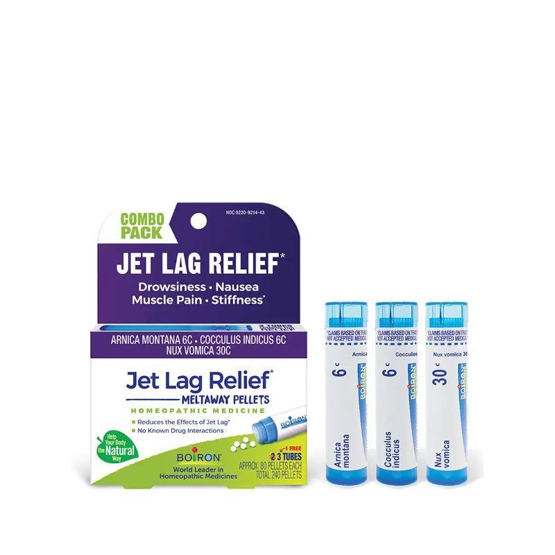 Jet Lag relief kit - 3 tubes