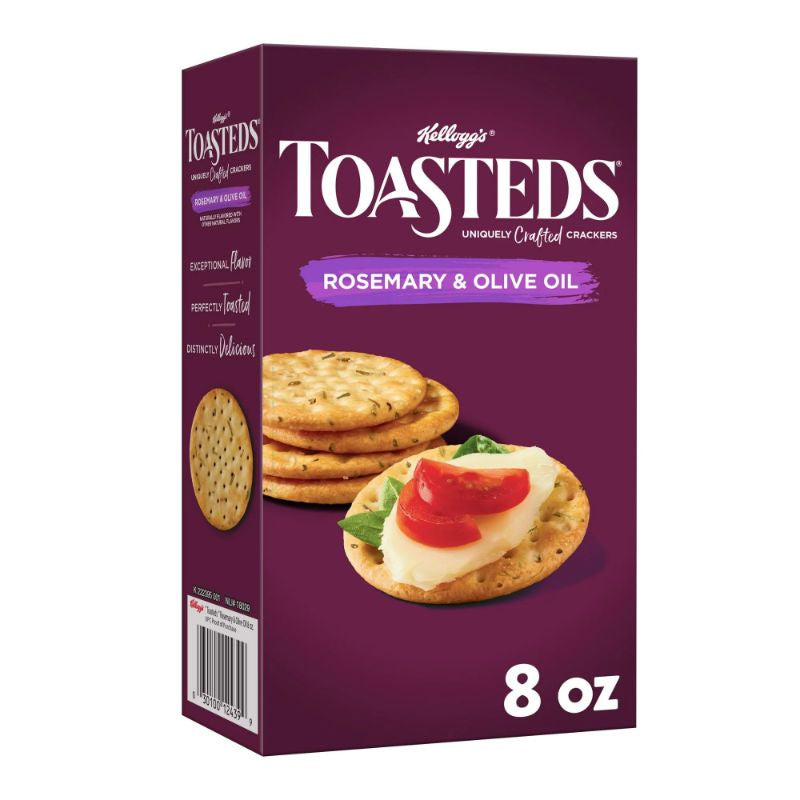 Kellogg's Toasteds Rosemary & Olive Oil Crackers 8oz