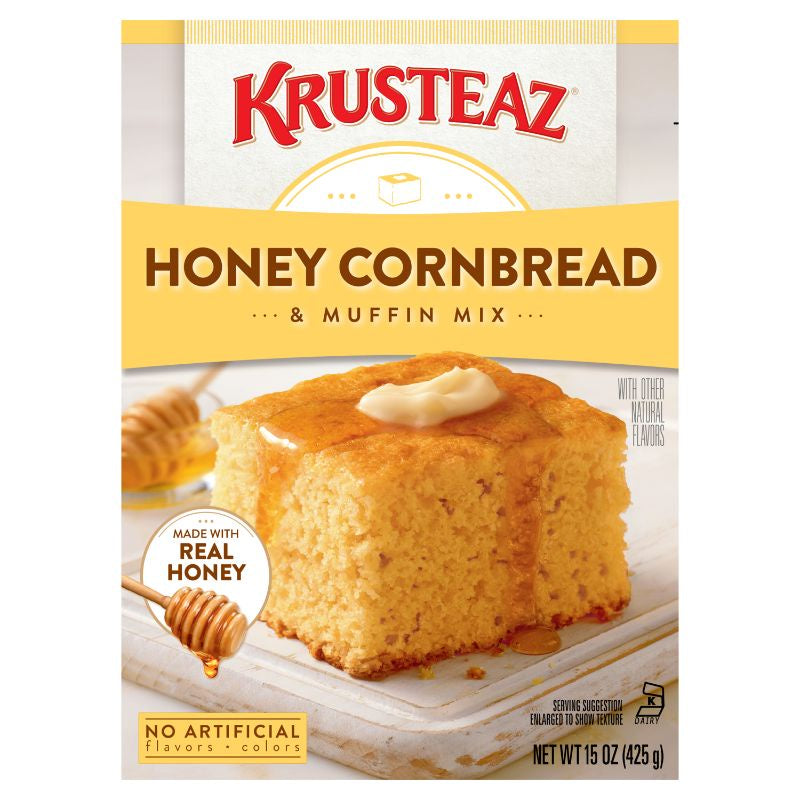 Krusteaz Honey Cornbread Muffin Mix 15oz