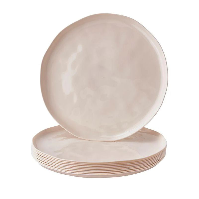 Lava Collection Cream Plate 10 pack