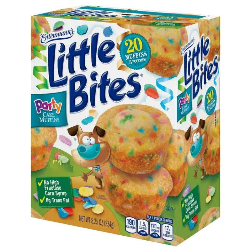 Entenmann's Little Bites Party Cake Muffins 8.25 oz