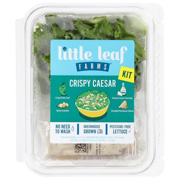 LETTUCE, Little Leaf Crispy Caesar Salad Kit 7.5 oz