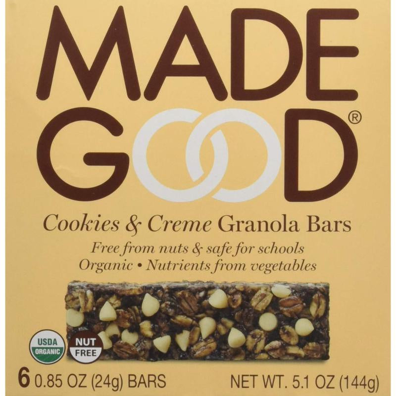 Made Good Cookies & Creme Granola Bars 6ct