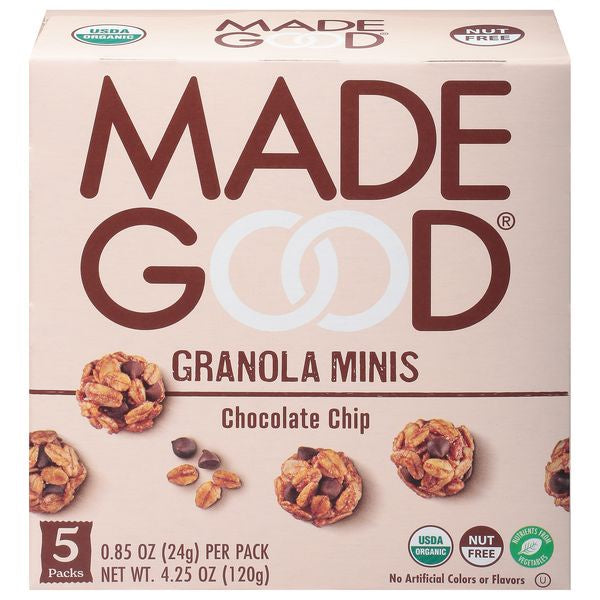 Made Good Granola Minis Chocolate Chip 4.25 oz