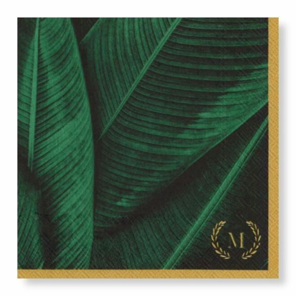 Manor Road Palm Grove Cocktail Napkins 20ct