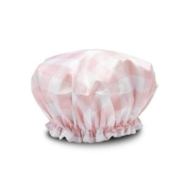 Manor Road Shower Cap - Pink Gingham