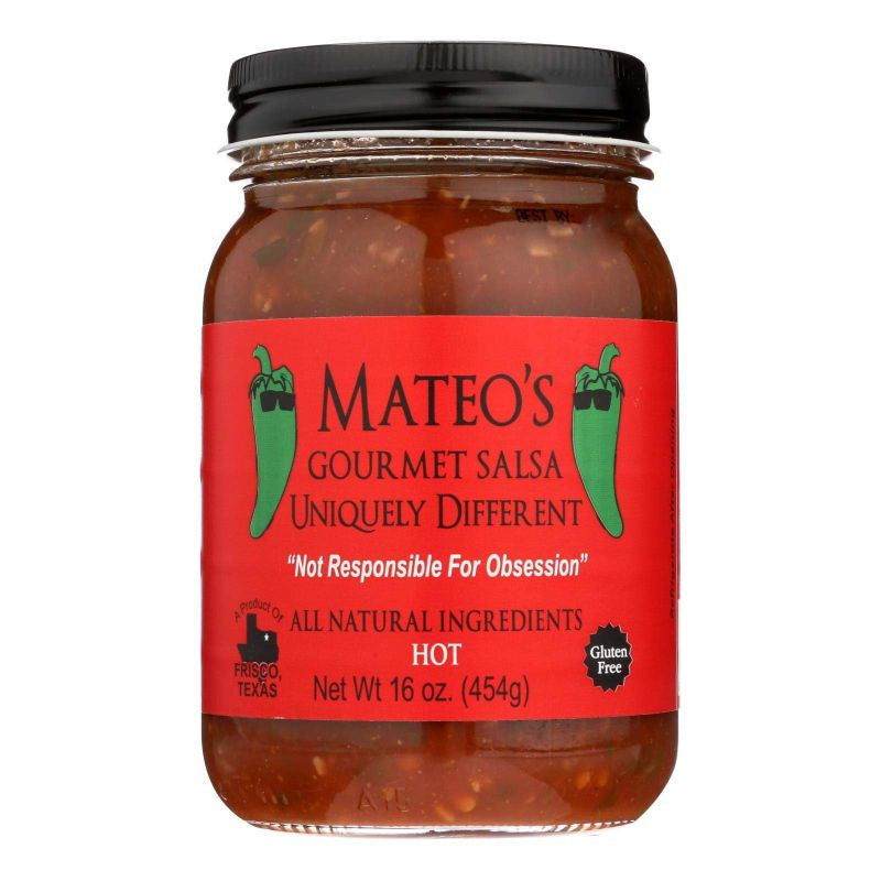 Mateo's Gourmet Salsa, Hot 16oz