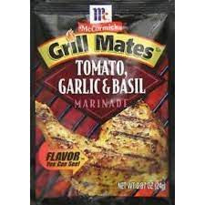 McCormick Grill Mates Tomato, Garlic & Basil Marinade .87 oz