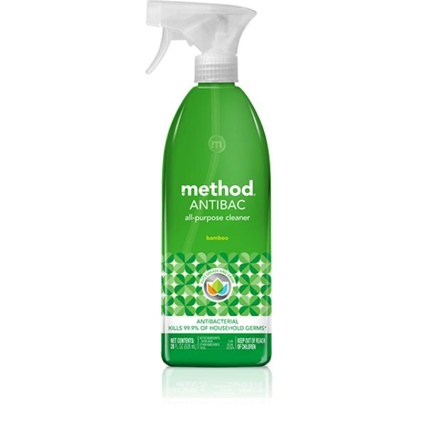 Method Antibacterial Cleaner Bamboo Spray Bottle 28 fl oz