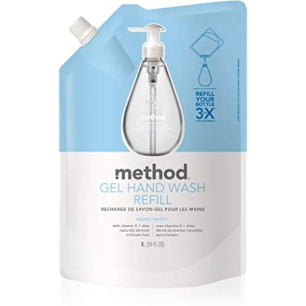 Method Gel Hand Soap Refill, 34oz - Sweet Water