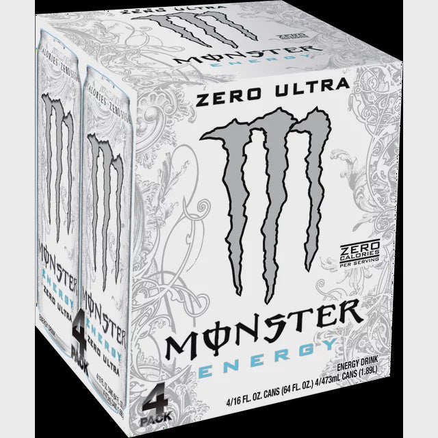 Monster Zero Ultra Cans 16 fl oz. 4 pack