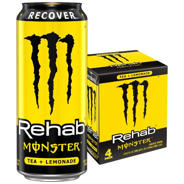 Monster Rehab Energy Drink 15.5oz 4 Pack