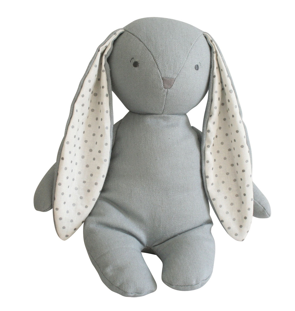 Baby Bobby Floppy Grey Linen Bunny