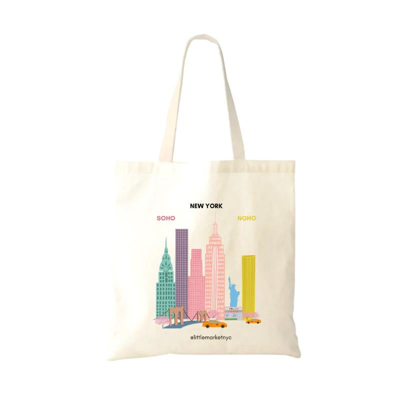 NYC Tote Bag - Cream