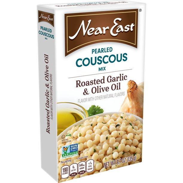 Near East Pearled Couscous Roasted Garlic & Olive Oil 4.7oz