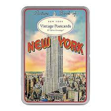 New York City Vintage Postcards Glitter Greetings