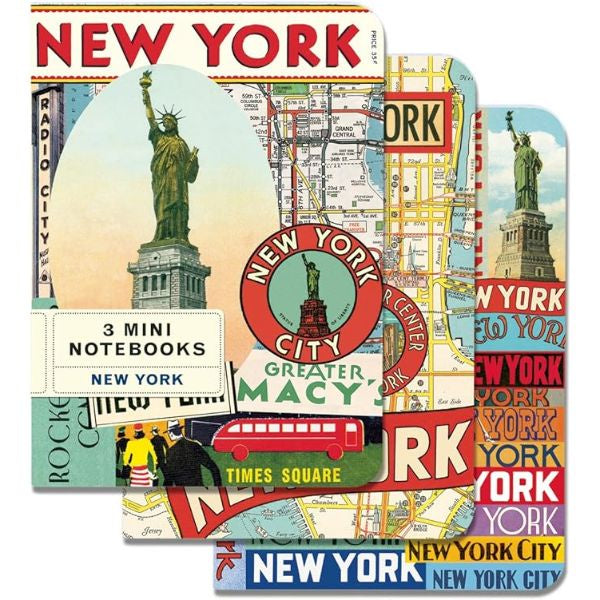 New York mini notebooks