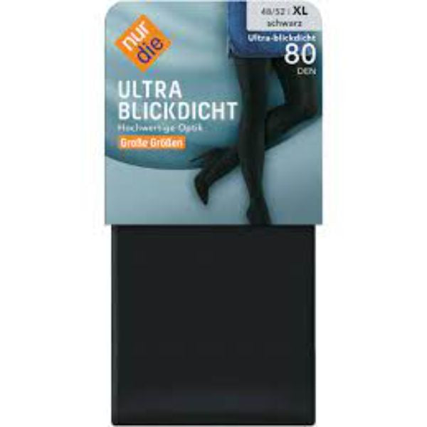 Nur Die Tights Black 80 Den XL