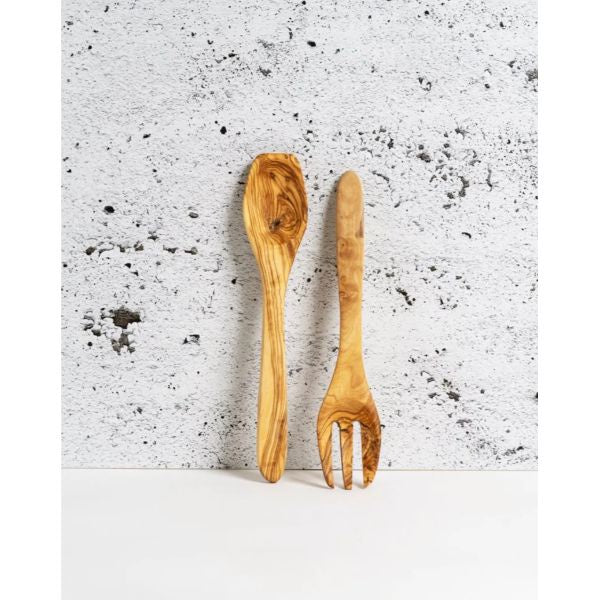 Olive Wood Utensils Set of 2