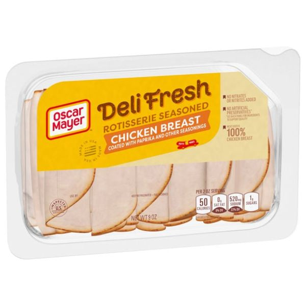 Oscar Mayer Deli Fresh Rotisserie Seasoned Chicken Breast 9 oz