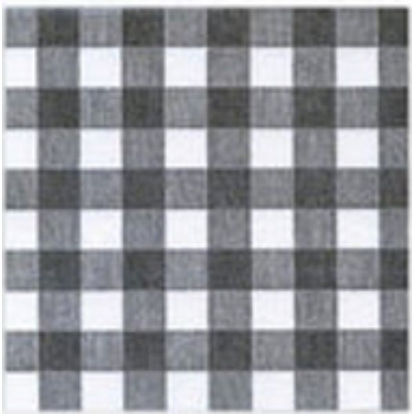 Oste Fume Airlaid Napkin Black and White Check 40x40cm, 50 ct