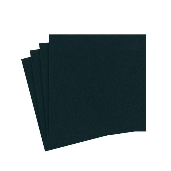 Paper Linen Black Cocktail napkin 15ct
