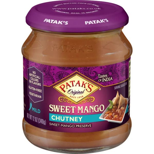 Pataks Chutney Mango Sweet 12oz