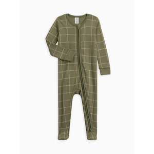 Colored Organics Peyton Zipper Footed Sleeper