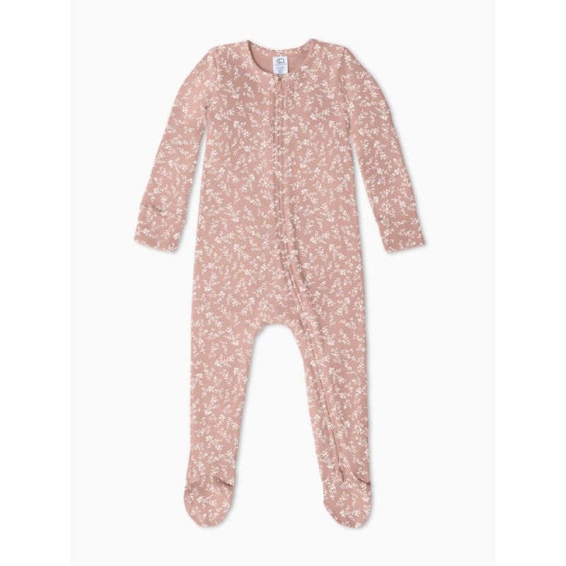Colored Organics Peyton Zipper Footed Sleeper