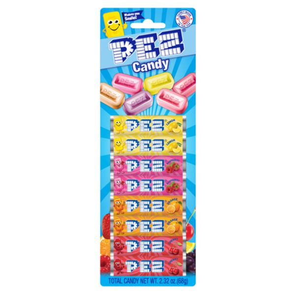 Pez Fruit Candy 8 Pack 2.32oz