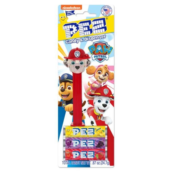 Pez Paw Patrol Assorted Candy & Dispenser, 0.87oz