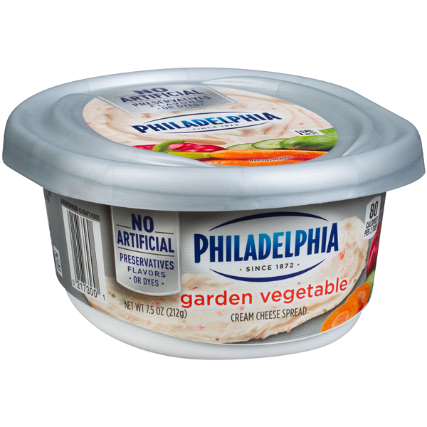 Philadelphia Soft Garden Vegetable Cream Cheese 7.5 oz